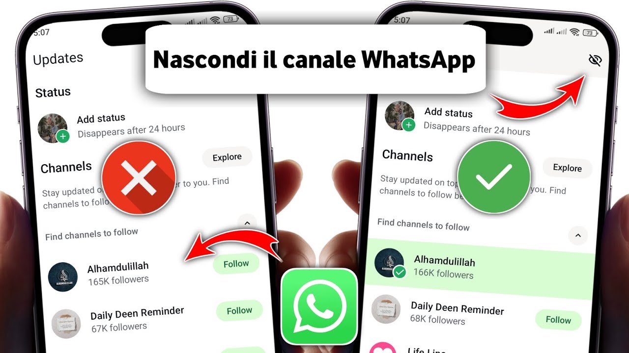Come nascondere e rimuovere i suggerimenti dei canali WhatsApp 2025