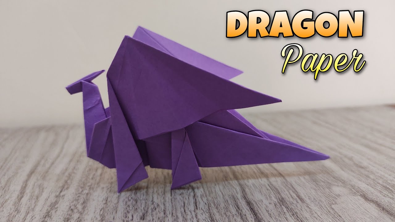 How To Make Dragon Origami | Paper Dragon | Step By Step Tutorial | Arts & Crafts | Paper Folding