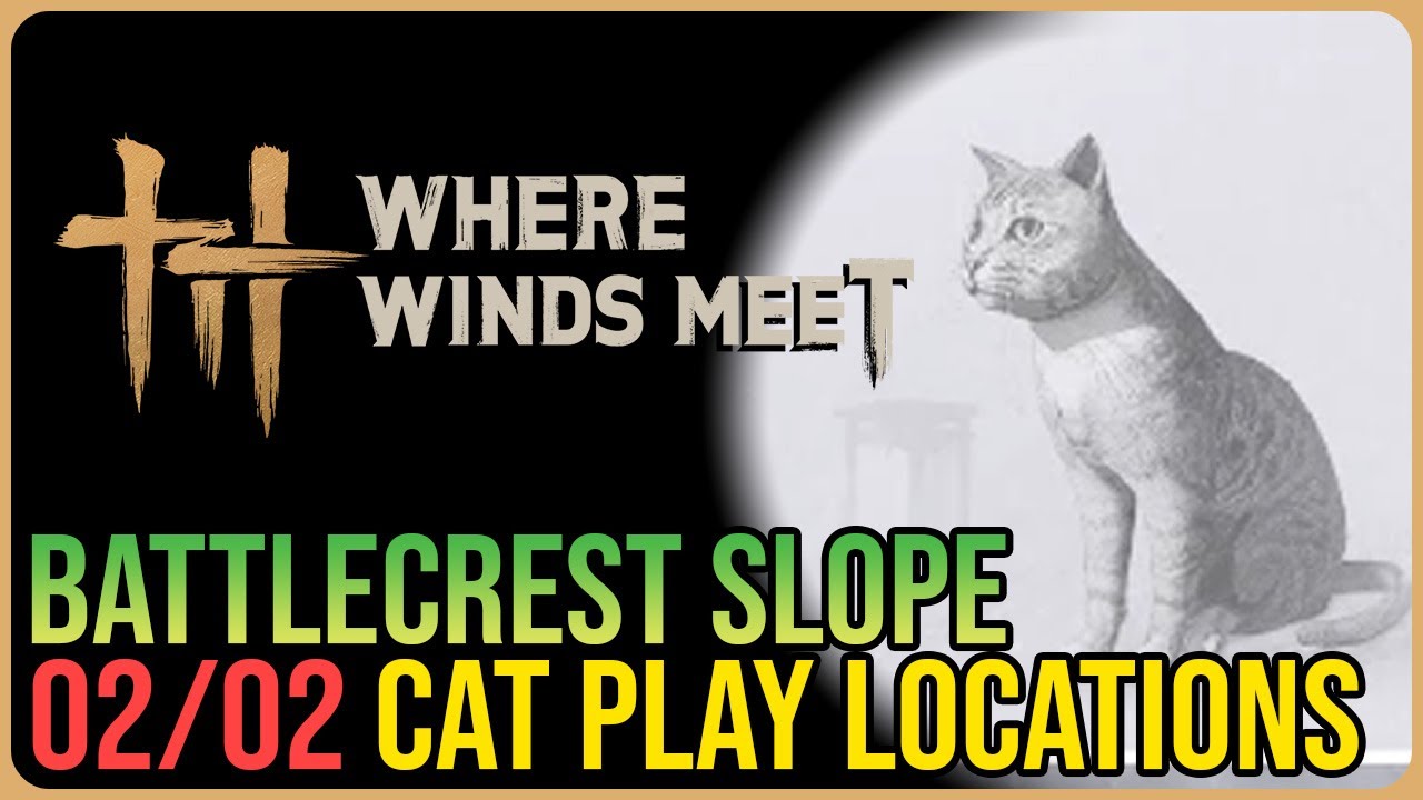Battlecrest Slope &ndash; All 2 Cat Play Locations &ndash; Where Winds Met