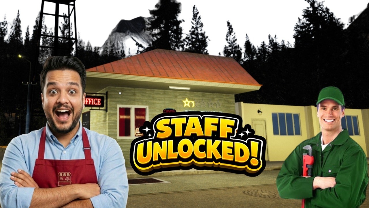 Finally hired staff for my motel! |motel manager simulation ep 3