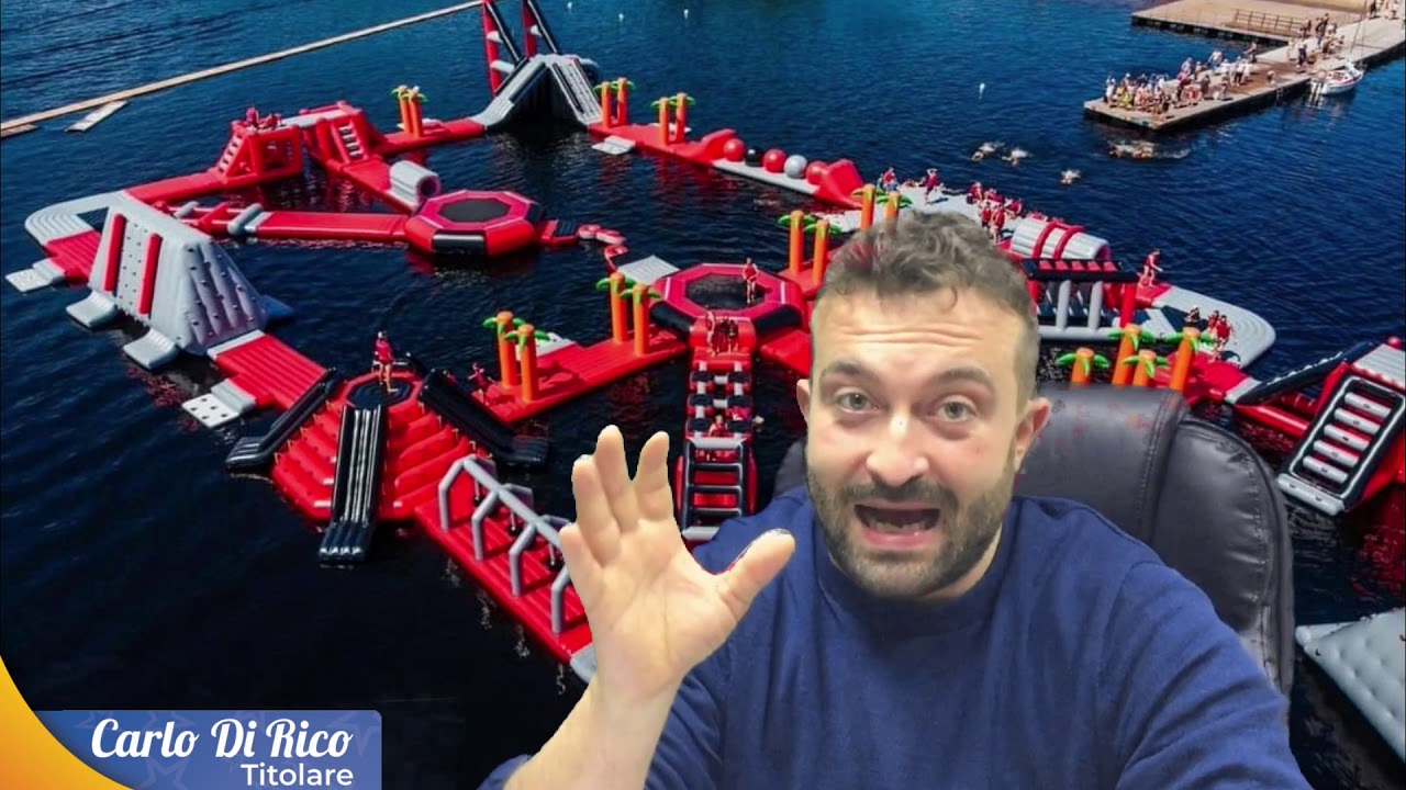 Come installare un Parco Acquatico Gonfiabile sul mare