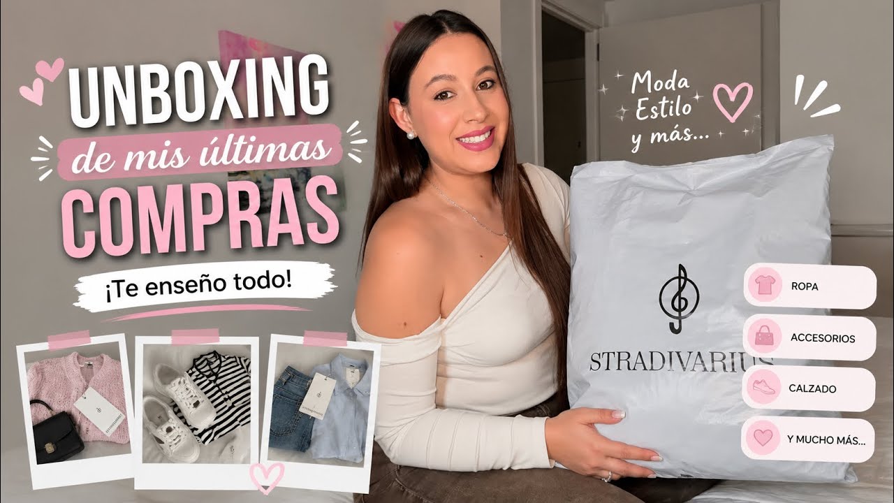 Umboxing de mis últimas compras,en Stradivarius 🛍️