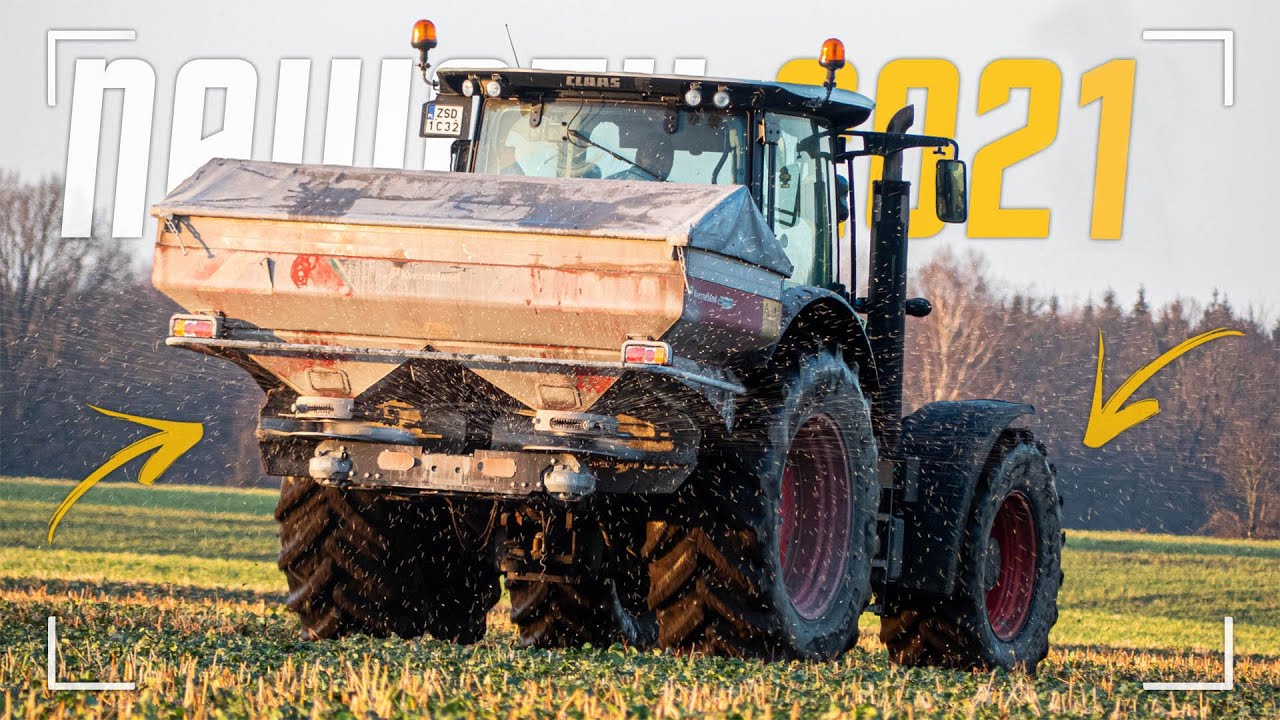 ☆Słonko Świeci Claas W Pole Leci?!☆Rozsiewanie Nawozu 2021!?☆☆!!CZYTAJ OPIS!!☆