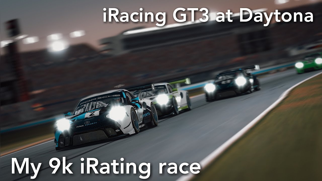 My 9k iRating race on Daytona with GT3