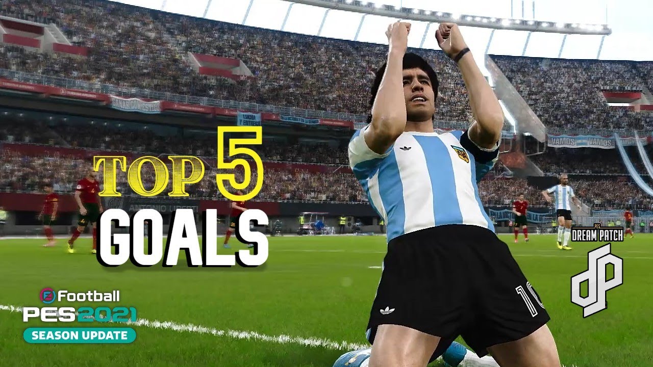 PES 2021 DREAM PATCH &mdash; ТОП-5 ГОЛОВ ОТ ЛЕГЕНДАРНЫХ ИГРОКОВ