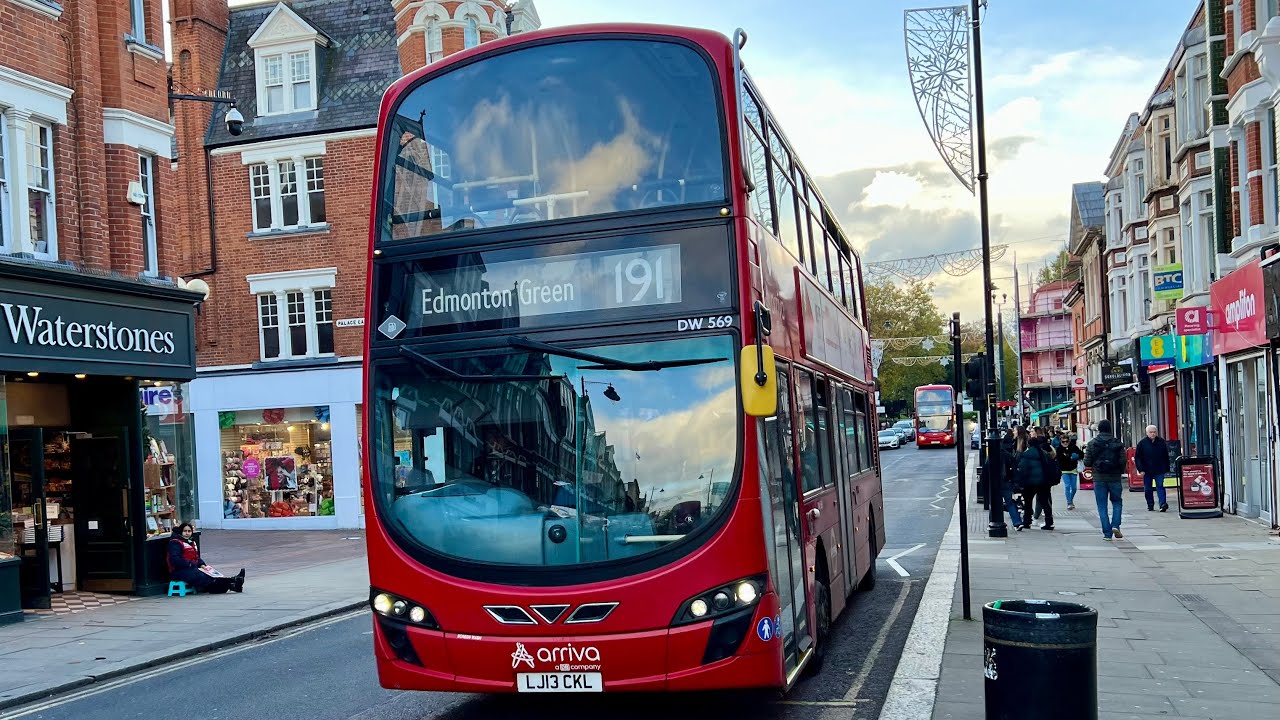 London Bus Route 191 - Brimsdown to Edmonton Green - Subtitles