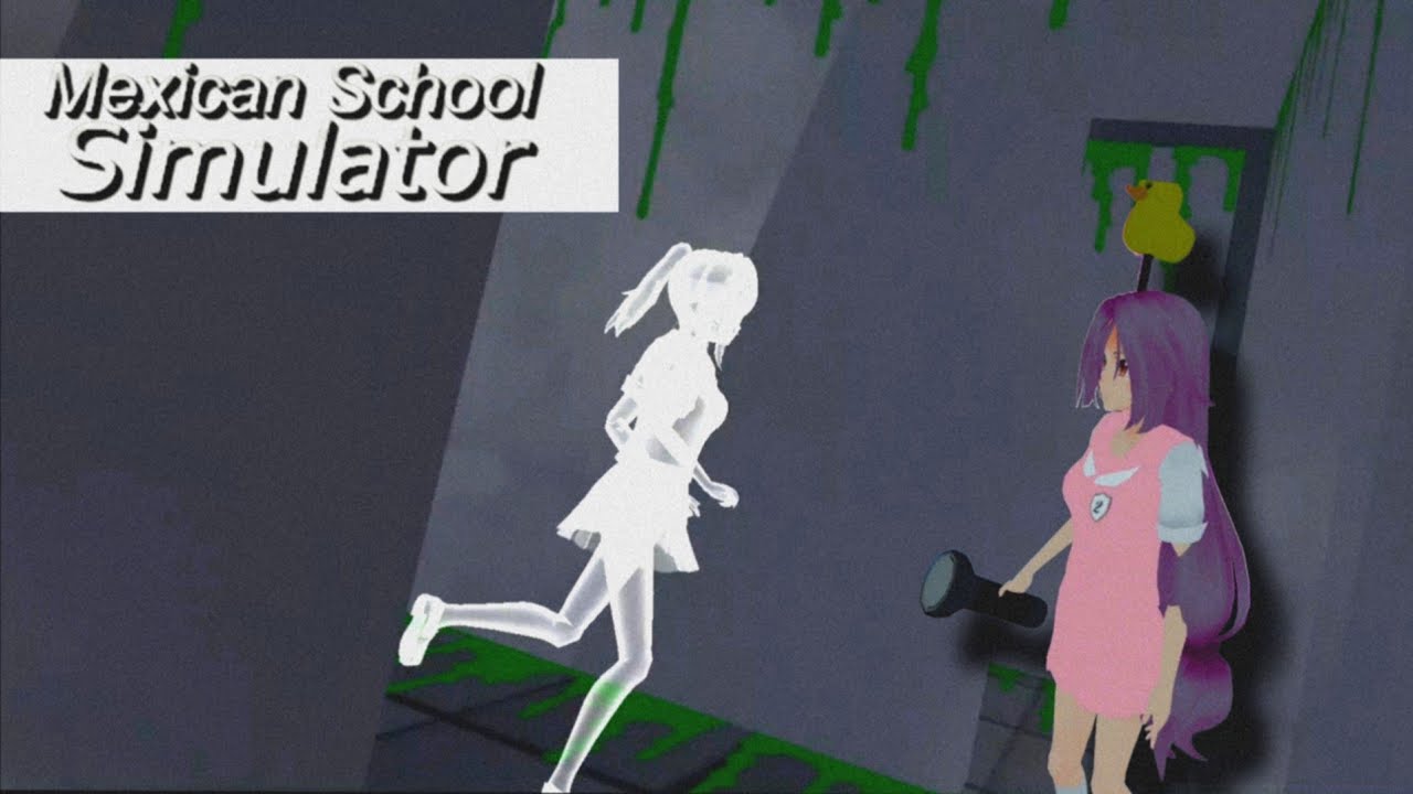 The Ghost of the Toilets 👻🚽 El fantasma del baño [Mexican School Simulator] #2