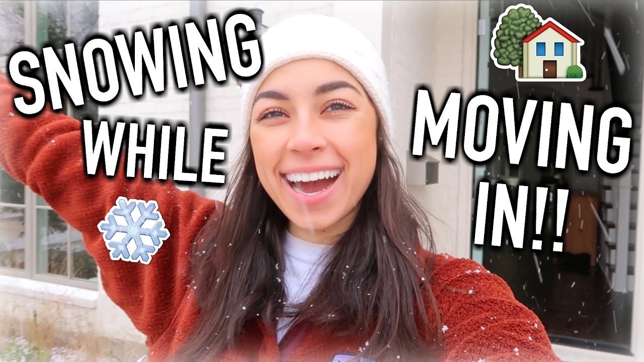 Snowing While Moving In My New Place! | Jeanine Amapola