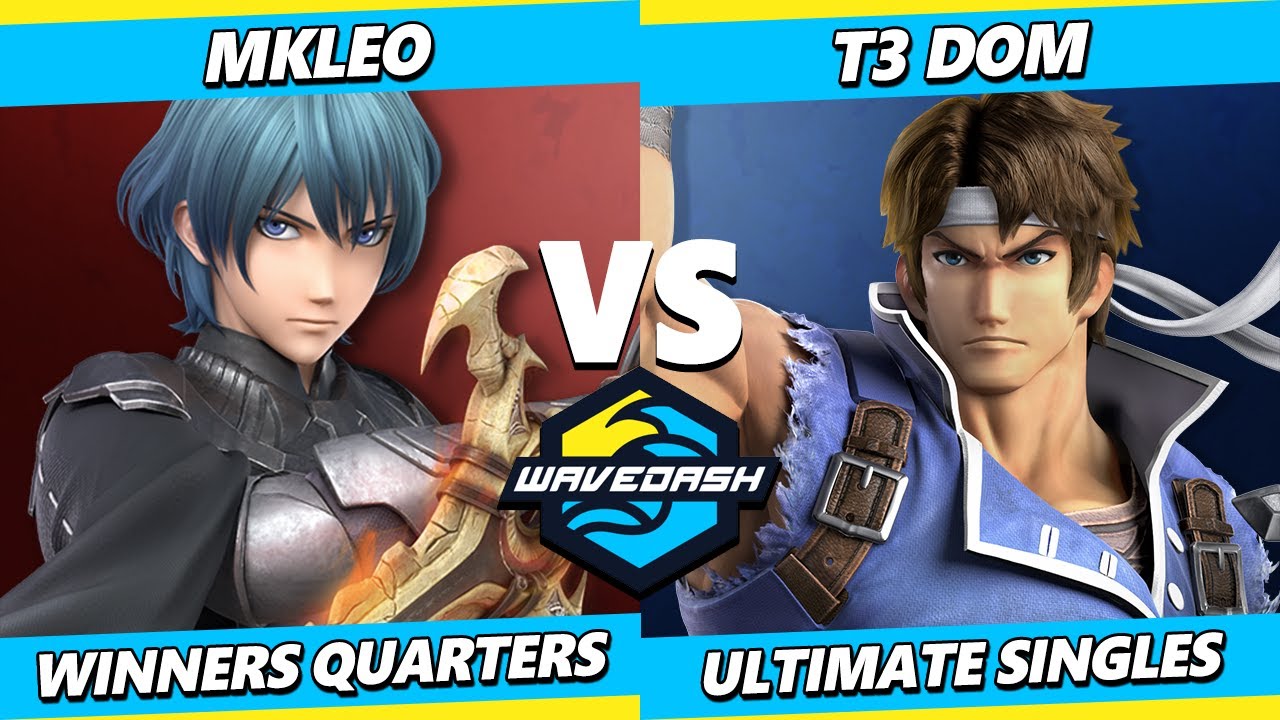 Wavedash 2023 - MKLeo (Byleth) Vs. T3 DOM (Richter) Smash Ultimate - SSBU
