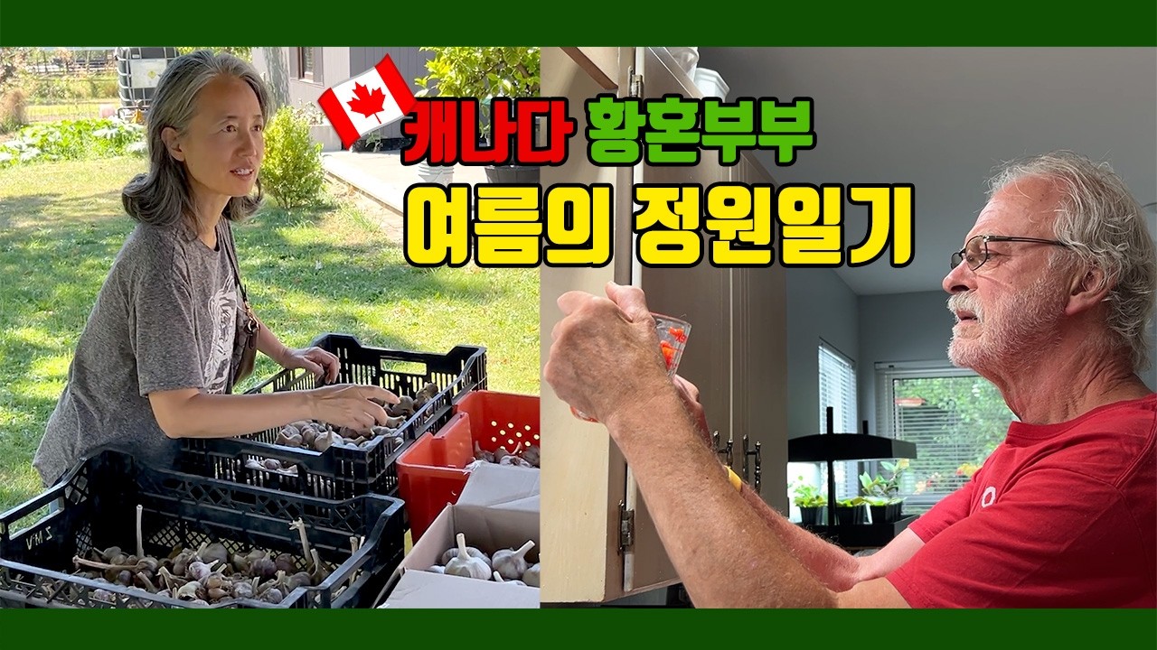 여름 음식들(feat. 가스파쵸)과 정원 이야기