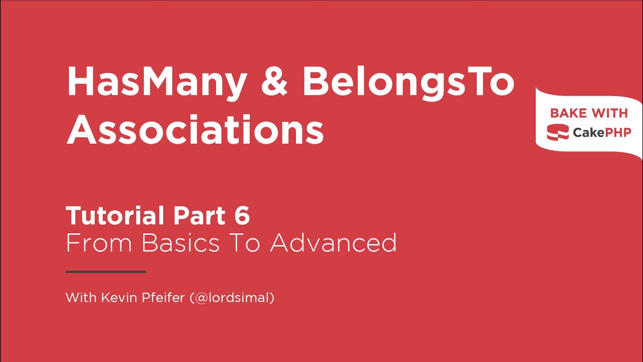 CakePHP 4 Tutorial 2022 - HasMany & BelongsTo Associations (Part 6)