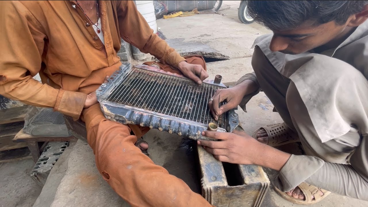 Car Radiator Repair Like a Pro | Full Cleaning & Restoration Process