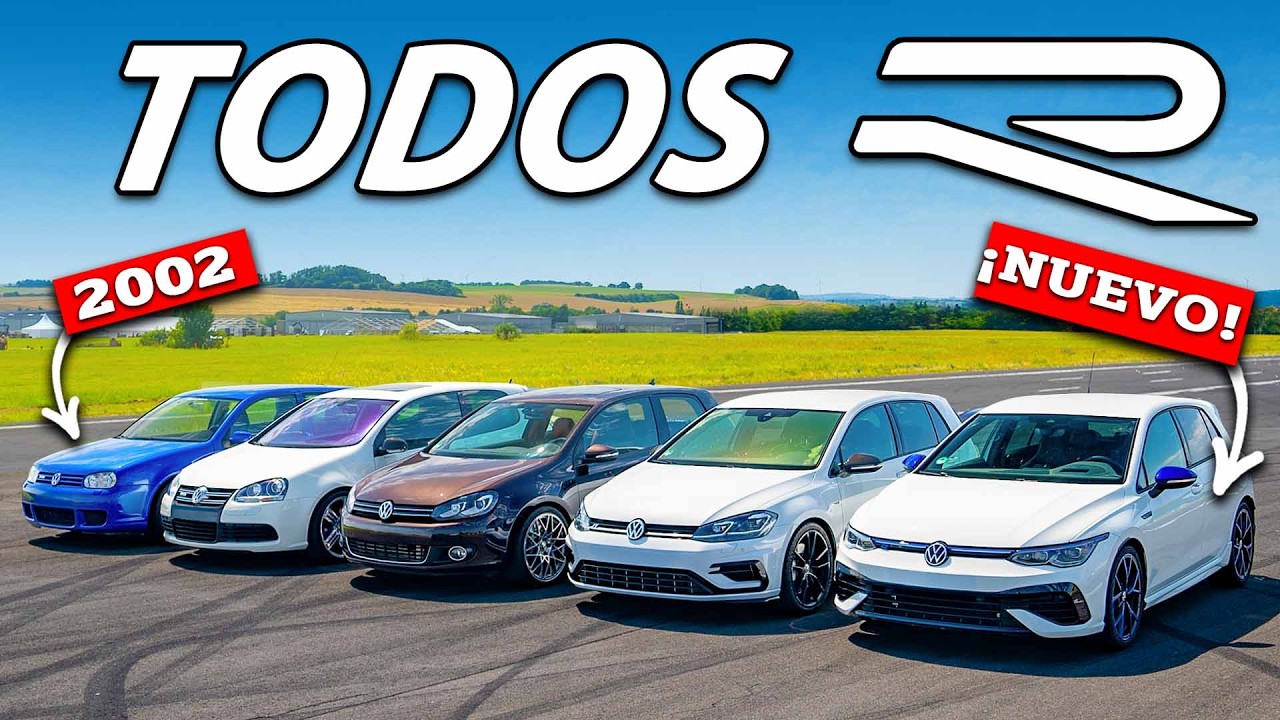 VW Golf R Generaciones ARRANCONES