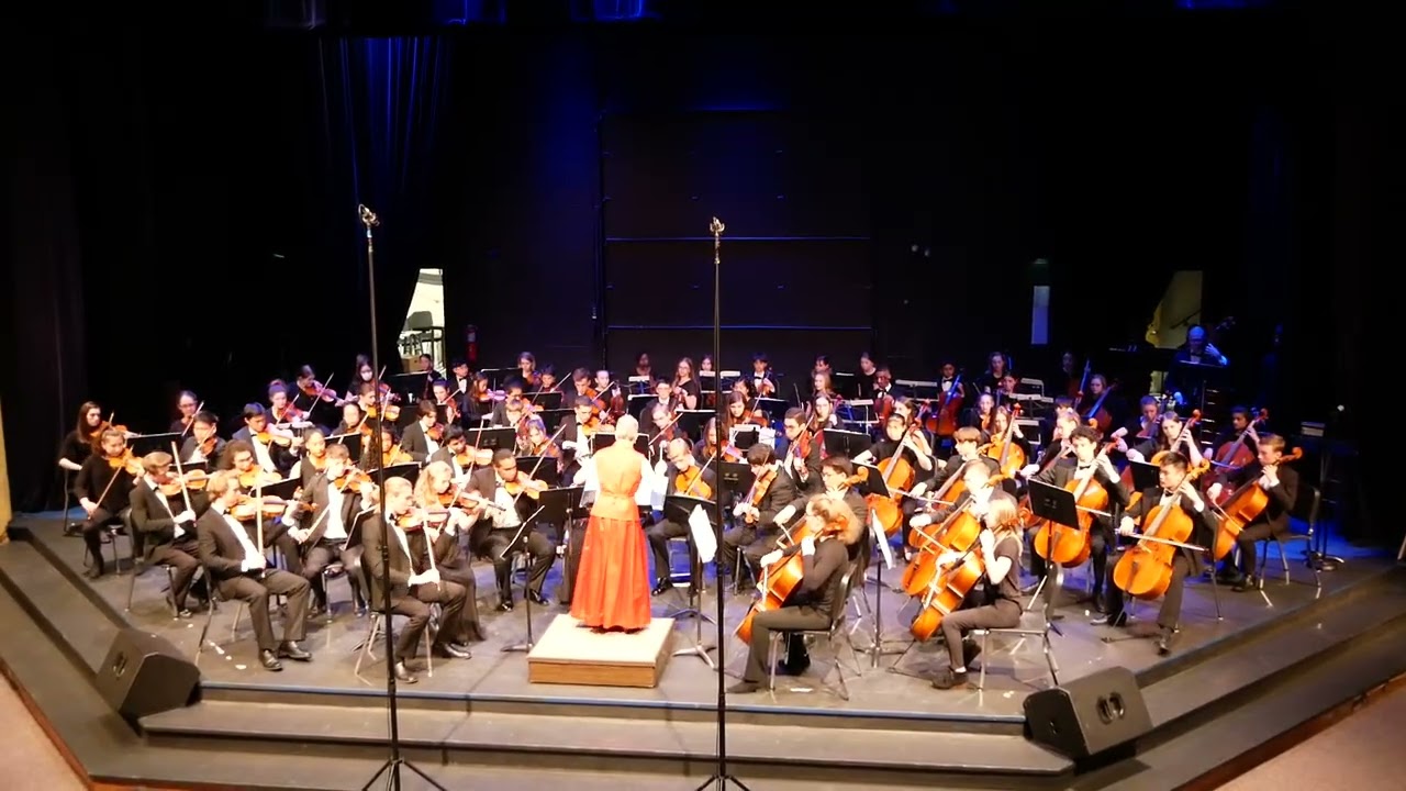 The Breck Strings performing The Hallelujah Chorus arranged and conducted by Claudette Laurenao