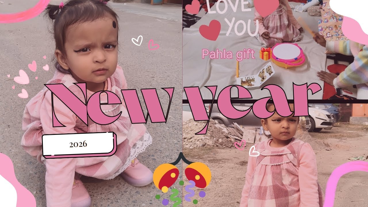 New year 2026 🎊 Vlog in Delhi  | baby ka pahla new year papa mummy ke sath | Bye bye 2025 | #vlog