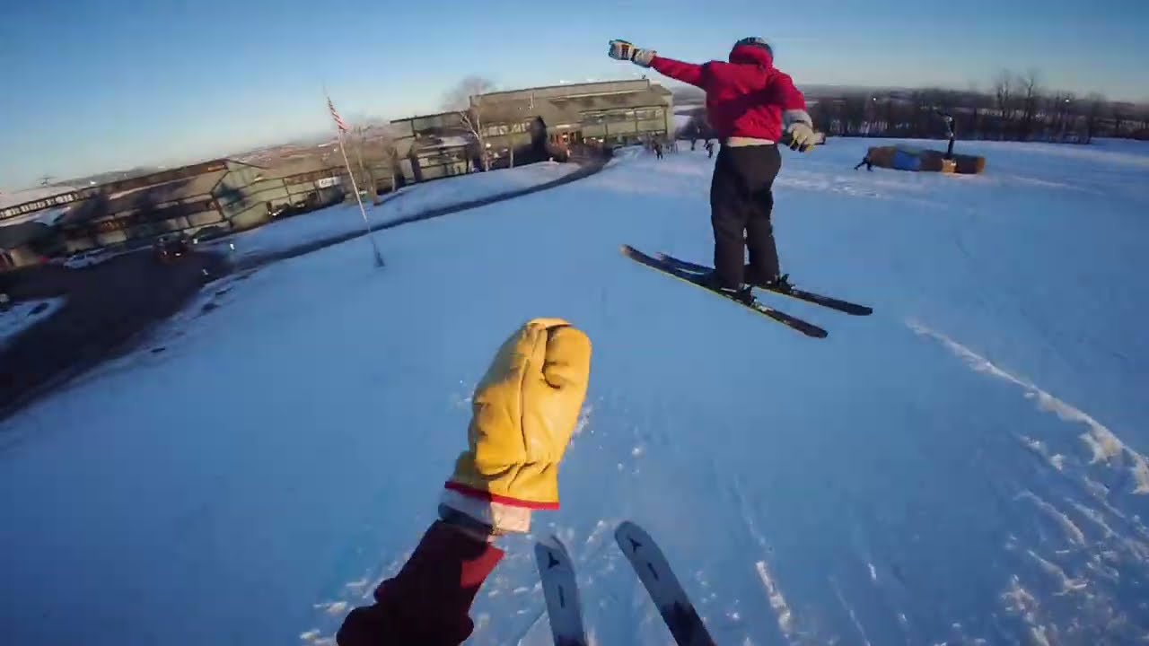 Sunset skiing with bro (first long form)
