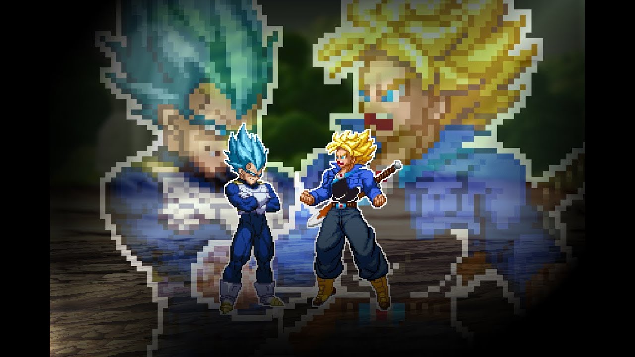 Vegeta vs Rage Trunks - Sprite Animation