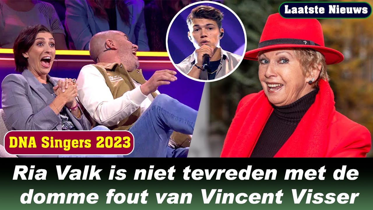 DNA Singers 2023: Ria Valk is niet tevreden met de domme fout van Vincent Visser