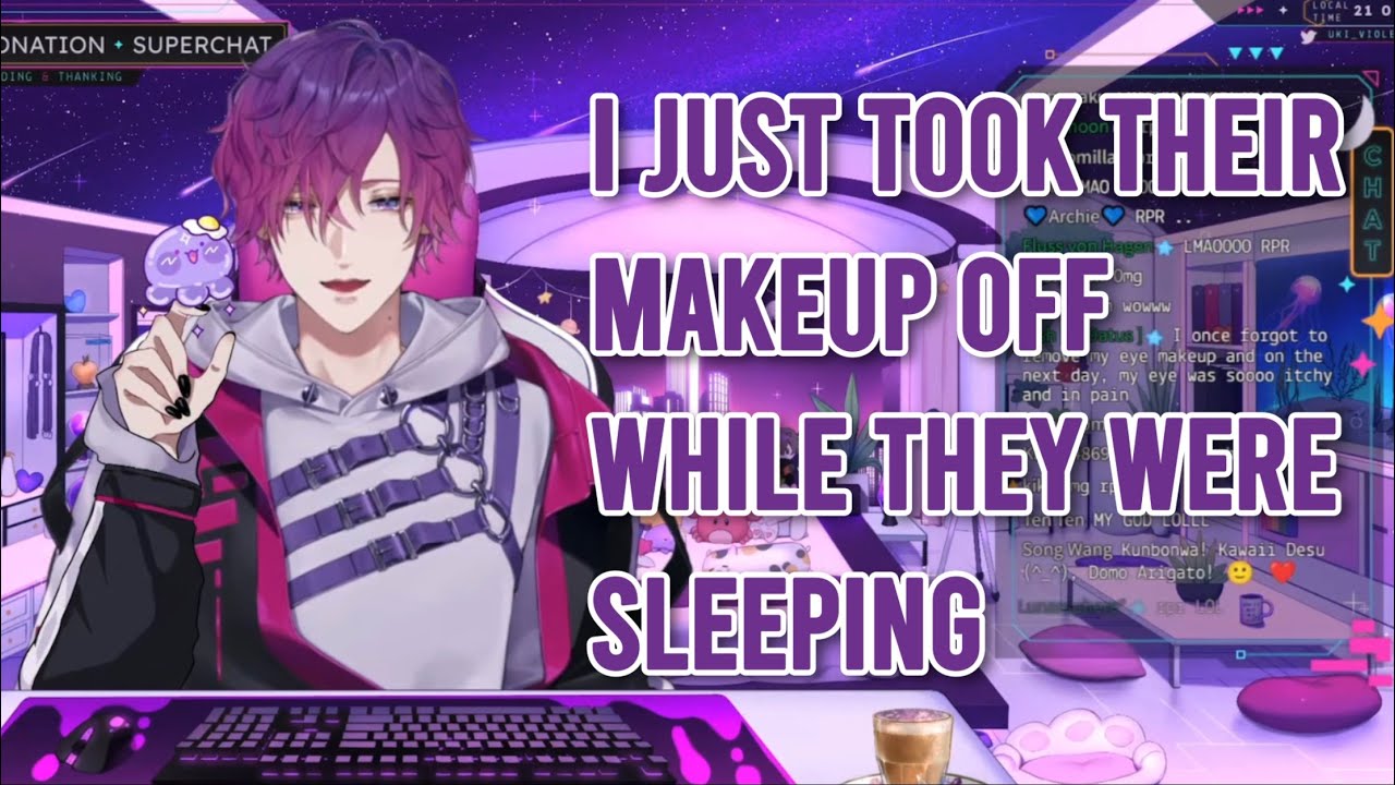 Uki is a real friend | Makeup and skin care talk ≪Uki Violeta | NIJISANJI EN≫