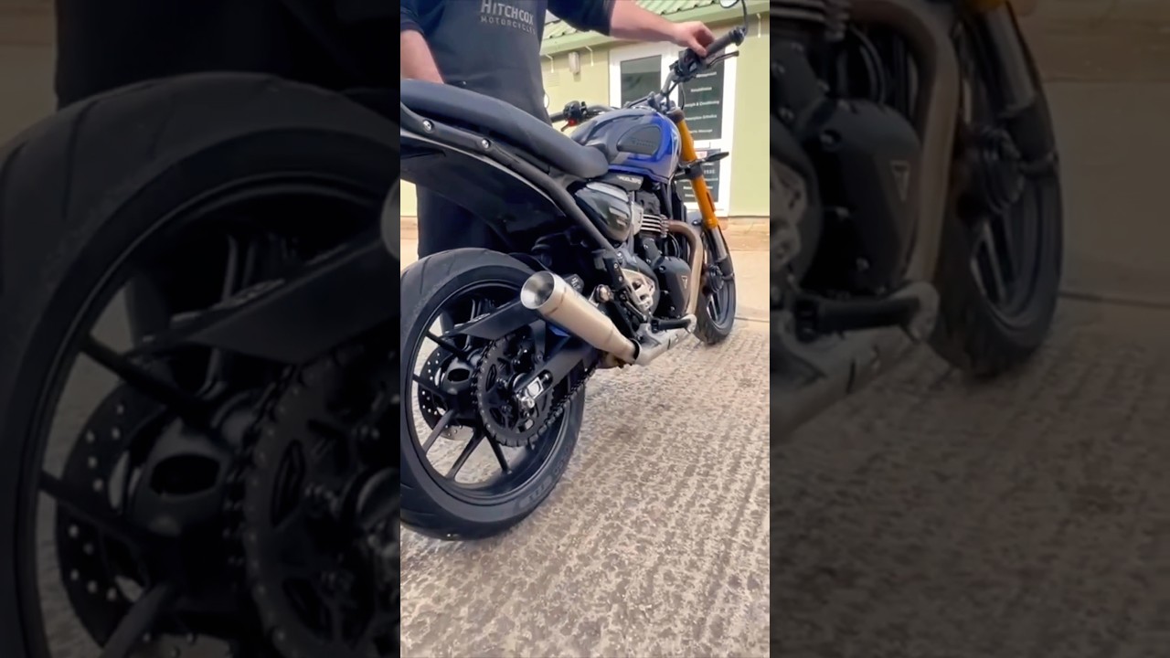 Triumph Speed 400 Stock Vs Aftermarket Exhaust Sound #triumph #speed400 #scrambler400x #triumph400