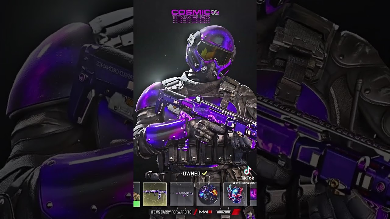 COSMIC TRAVELER PRO PACK 8 BUNDLE IN MODERN WARFARE 2! 😈🔥