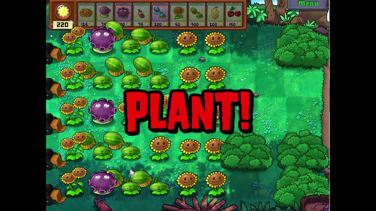 Plants vs. Zombies DLC Mod - Survival: Endless (Woods) - Flag 1-10