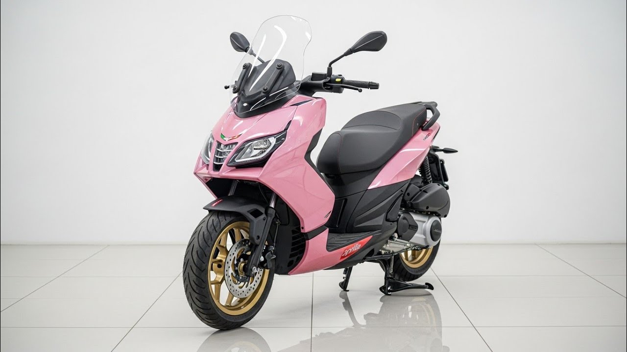 Новый Aprilia SR GT 200 2026 года – спортивный скутер, который всех шокирует! 😱