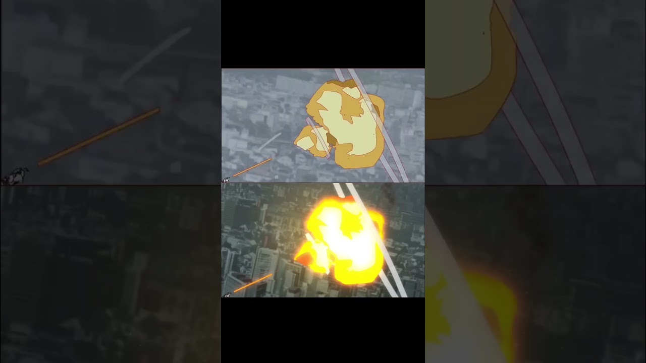 Key Animation by Yuuki Yamashita (Fire Force S2) #shorts #anime  #sakuga #fireforce