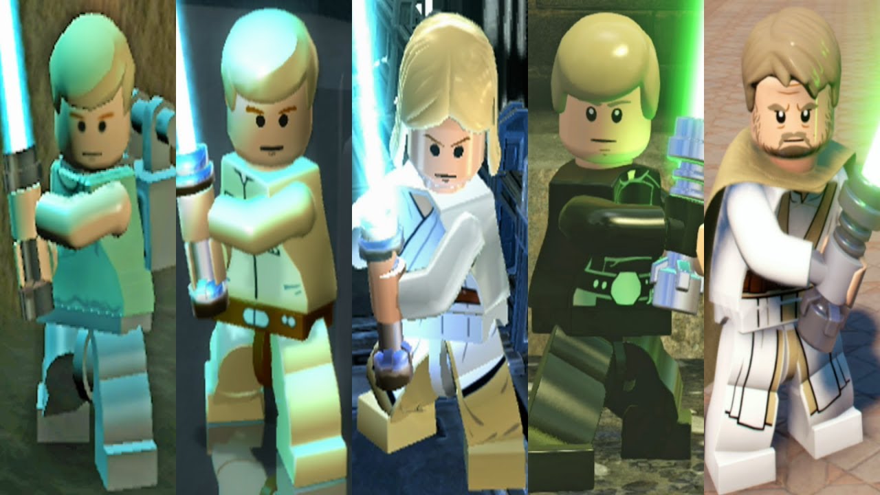 The Evolution of Luke Skywalker in LEGO Star Wars Games