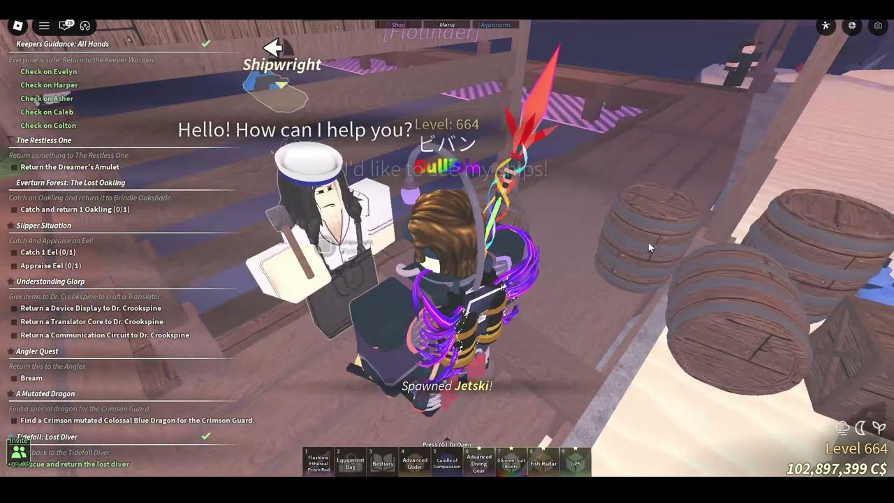 Как поймать ГОРБАТОГО КИТА в FISCH! Roblox
