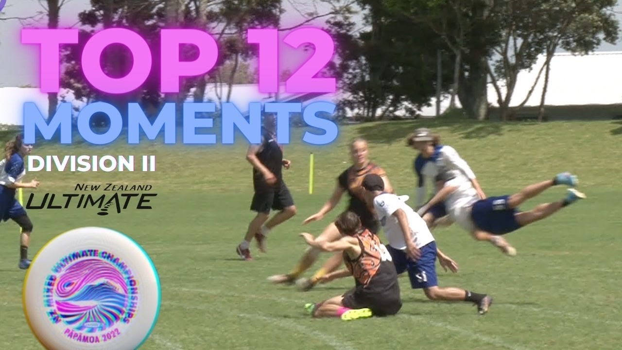 TOP 12 Moments Div 2 New Zealand Mixed Ultimate Championships 2022