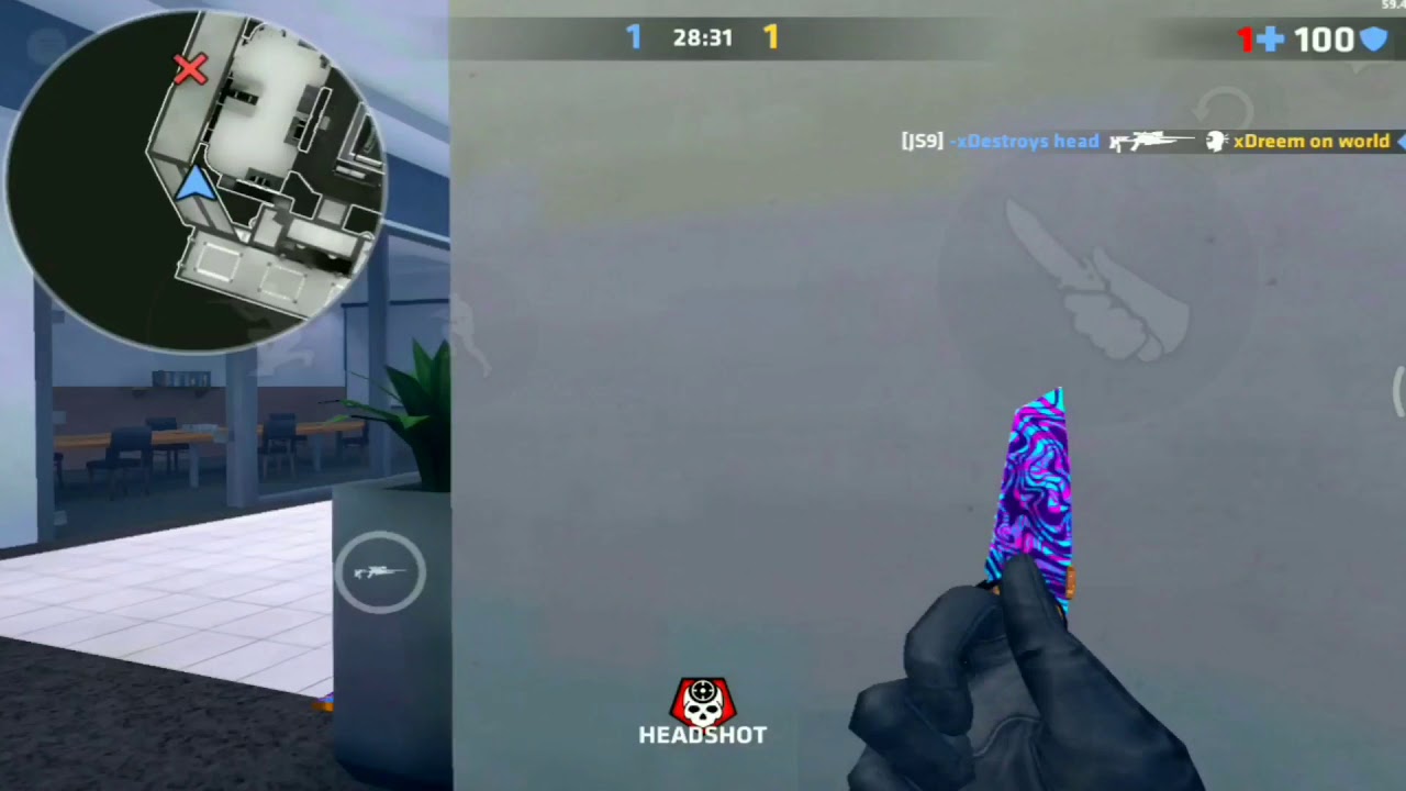 iPad120fps vs Mi pad 4+ /critical ops 1x1