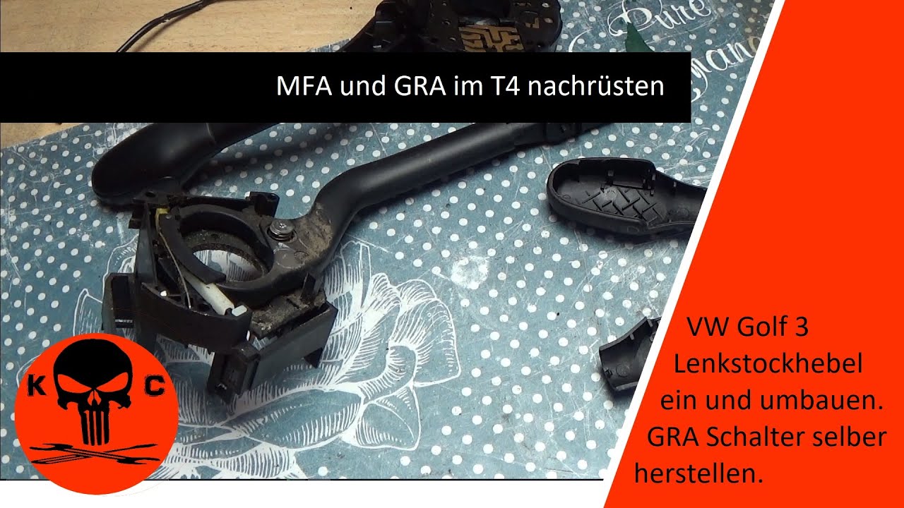 Tempomat / GRA Nachrüsten und Golf 3 Hebel im T4  #camper #t4 #umbau