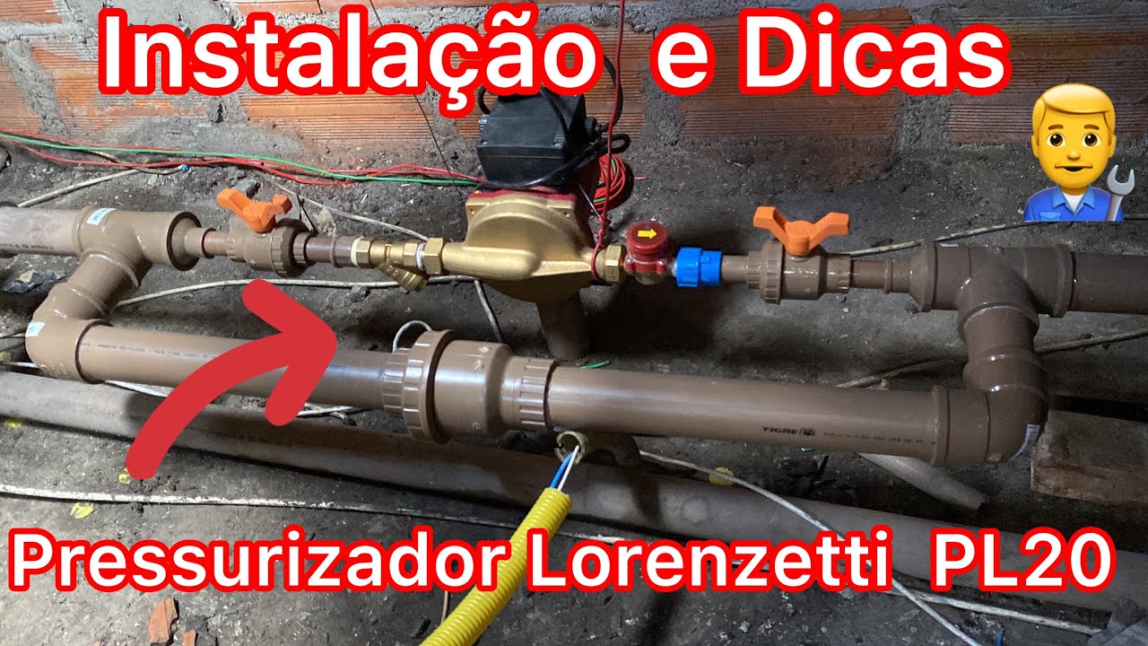 Instalação de Pressurizador Lorenzetti PL20  |  Dicas e Procedimentos