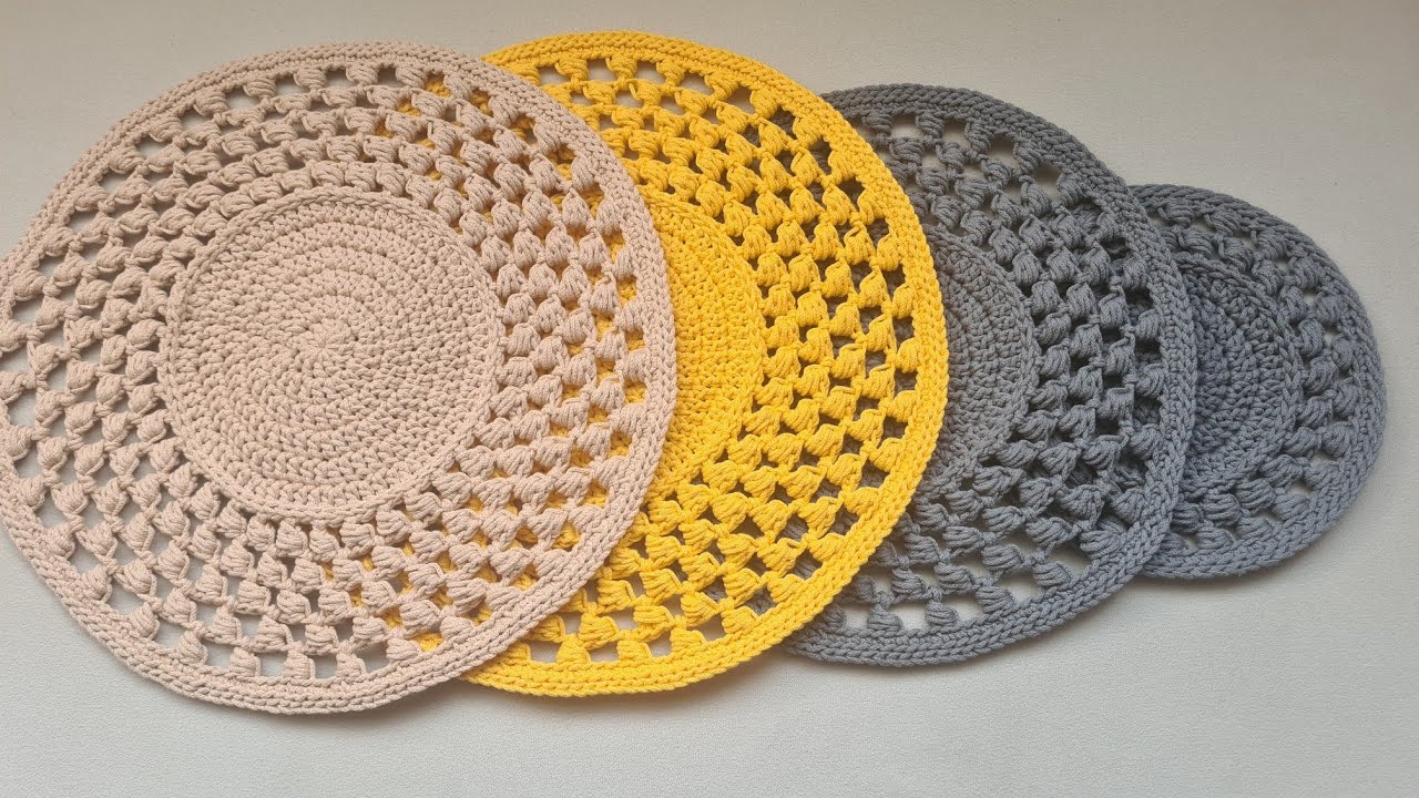 Szydełkowa podkładka wzor # 6 crochet pad #6