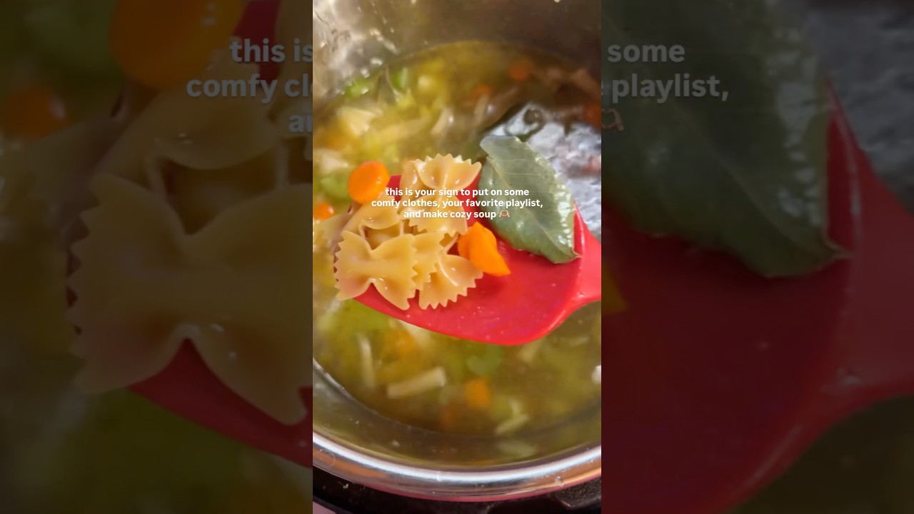 Healthy Dinner Idea: Homemade Soup 😋 