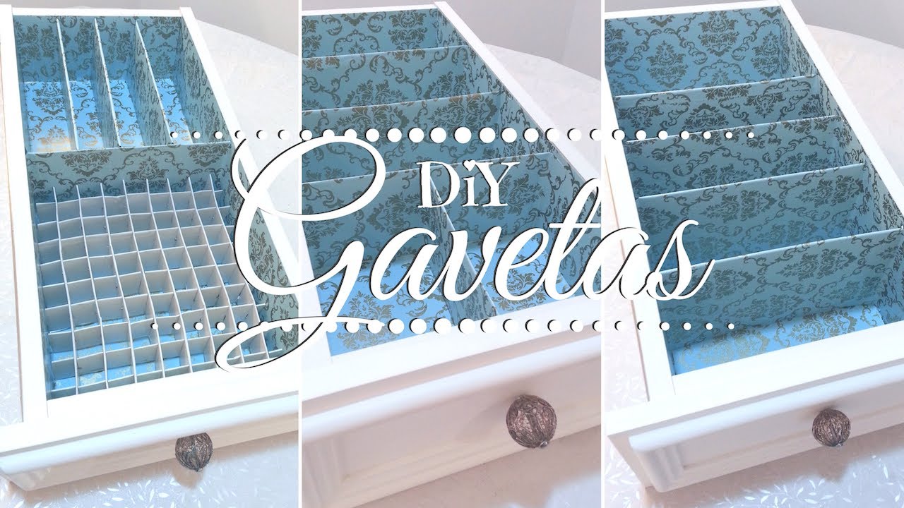 DIY - Divisórias para GAVETAS da penteadeira | Organização maquiagem e batons | Xênia Virginie