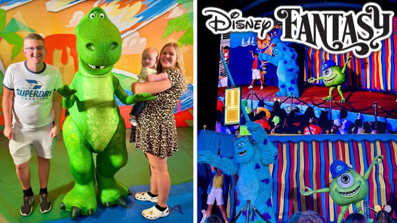 Disney Fantasy DAY 2 - FULL Ship Tour & Pixar Day at Sea!