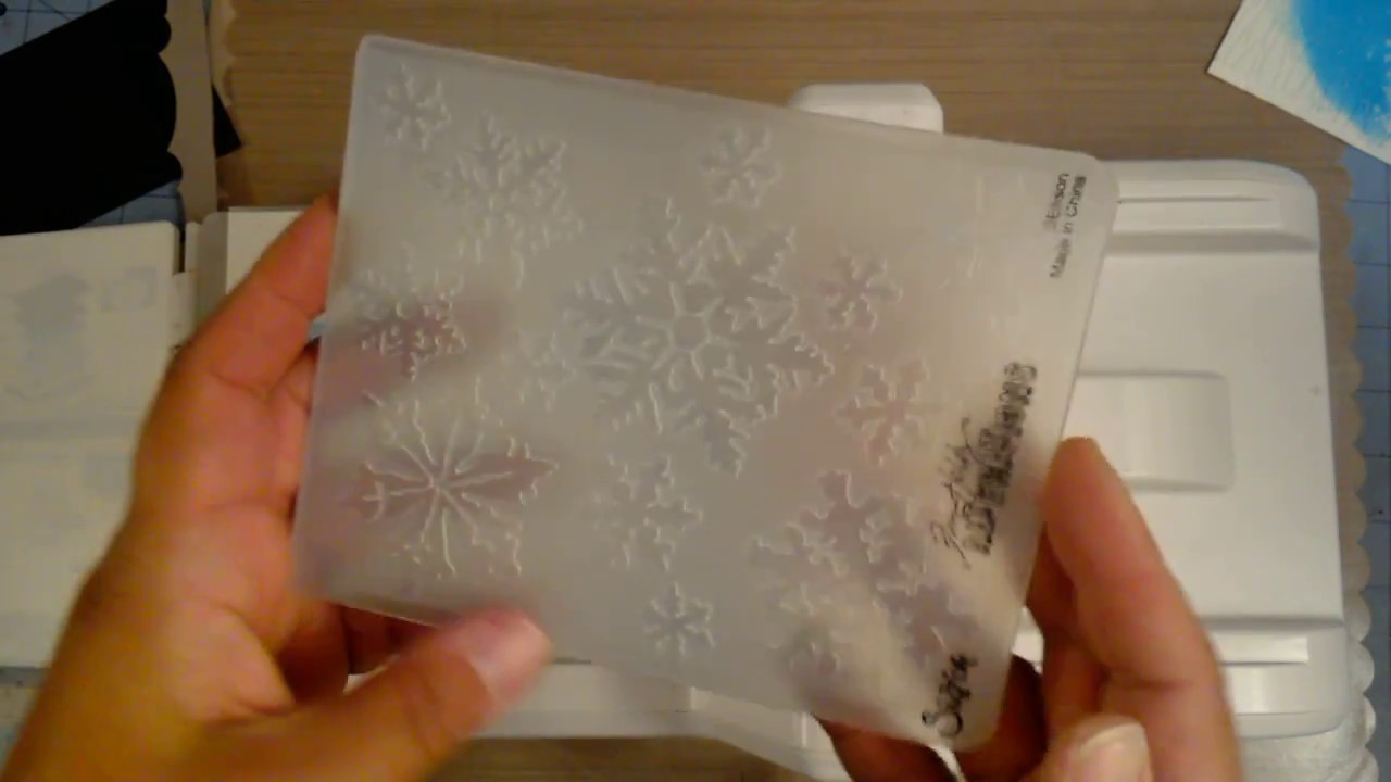 Stretch your embossing folders