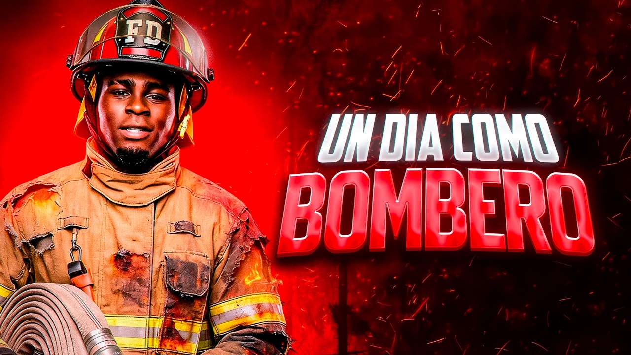 BOMBERO POR UN DÍA | ¡CASI MUERO! 👨🏾‍🚒