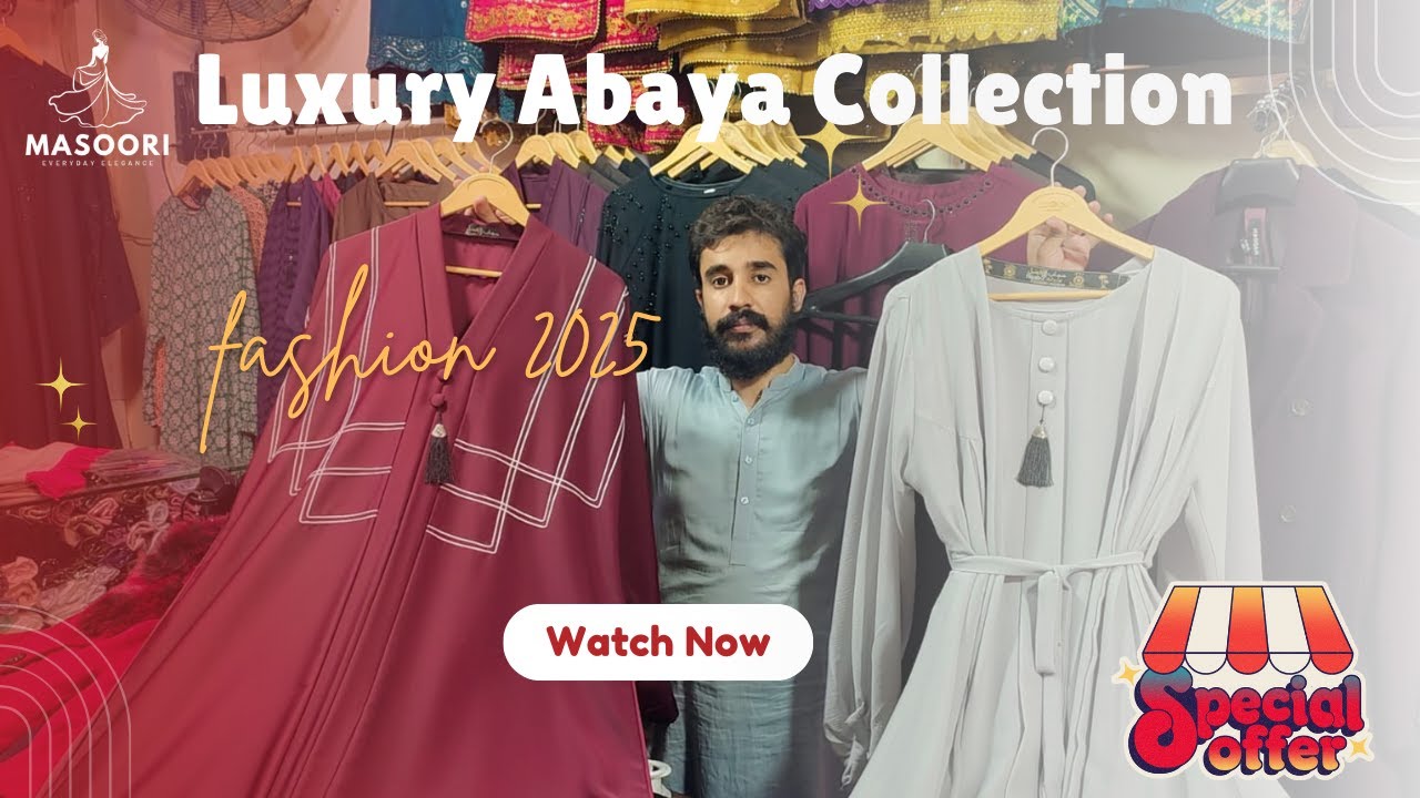 Luxury Abaya Fashion | New Trendy Abaya Looks | Easy Step by Step Guide #fashion #views #tranding
