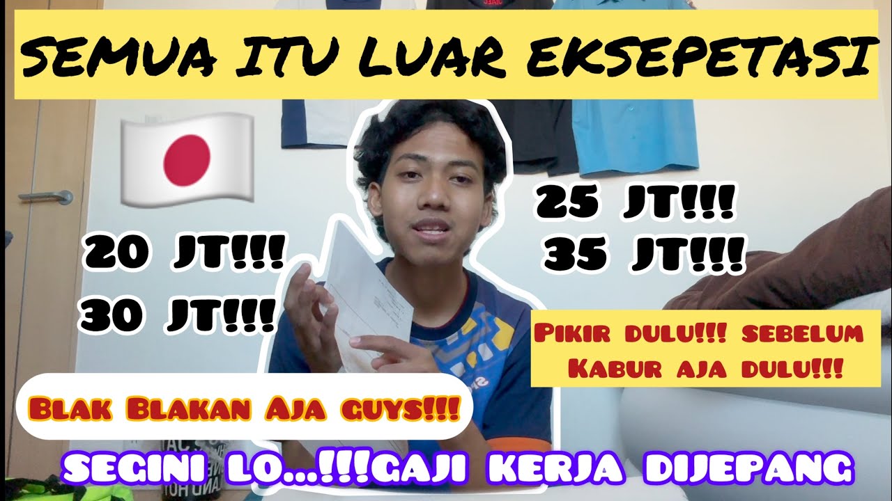 GAJI MAGANG DI JEPANG 20-25 JUTA?INI FAKTANYA!!! SEBELUM KABUR AJA DULU