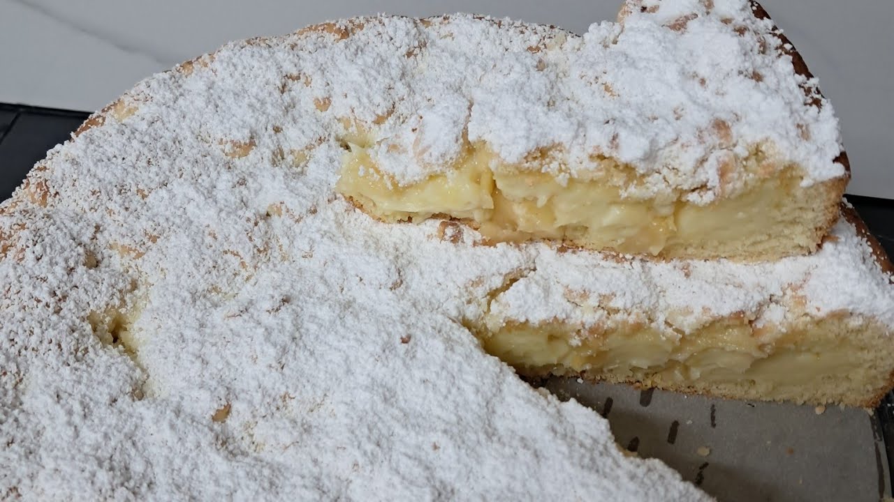 Gateau à la crème & pomme