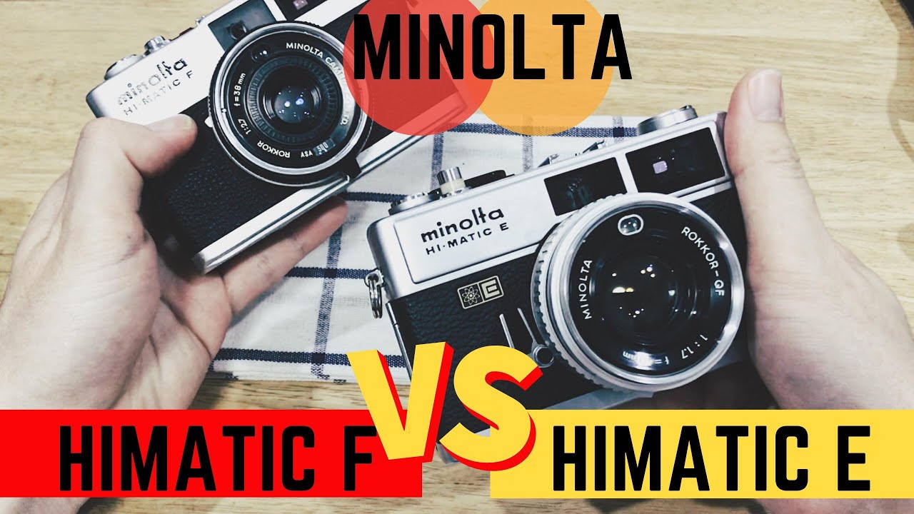 Minolta Himatic F vs Himatic E