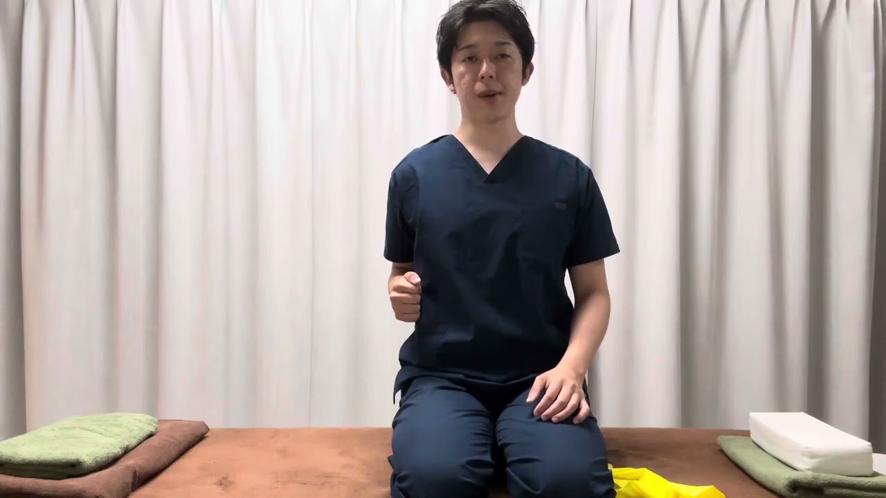 肩甲骨の下部あたりを使う運動