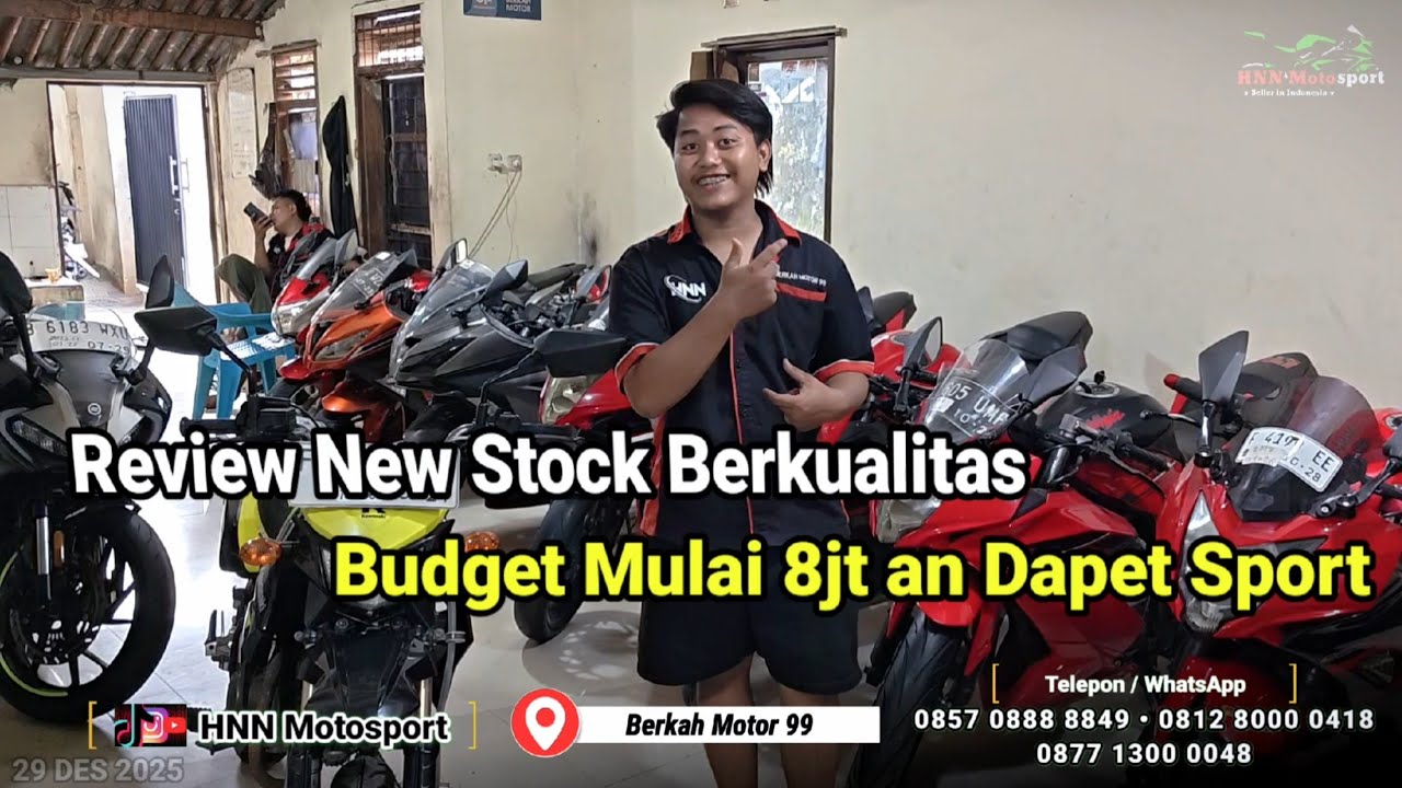 Review stock baru masuk di berkah motor II di jamin termurah