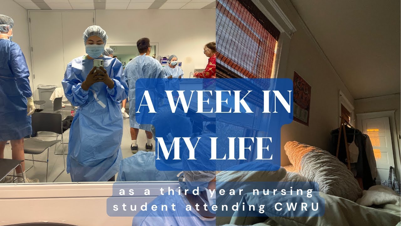 first week of class as a third year nursing student attending CWRU!!