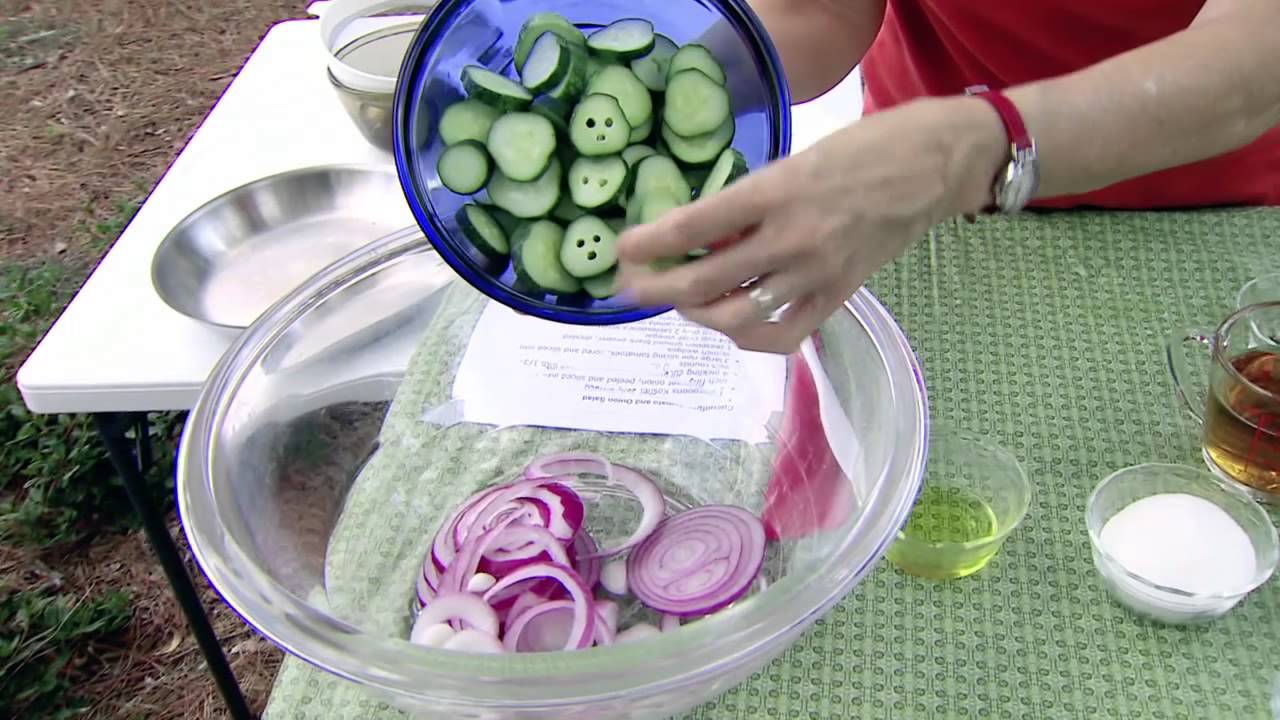 Cucumber, Tomato, and Onion Salad
