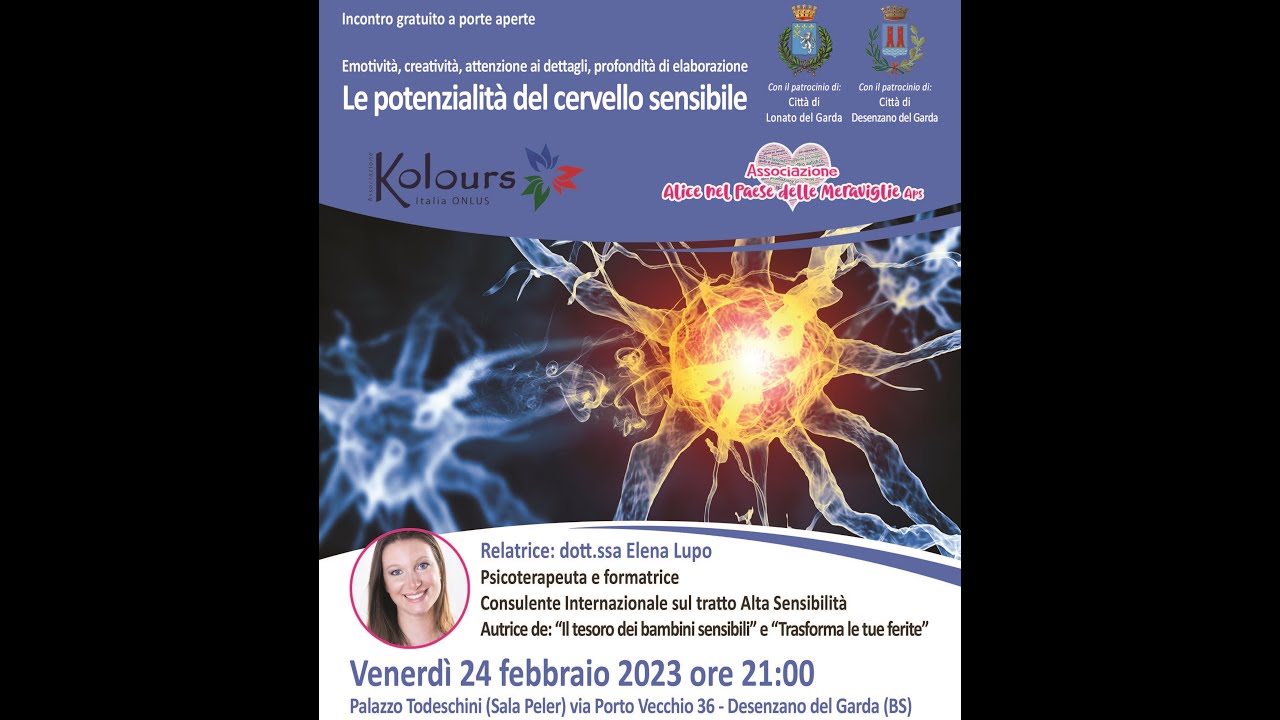 Le potenzialità del cervello sensibile - con Elena Lupo a Desenzano del Garda