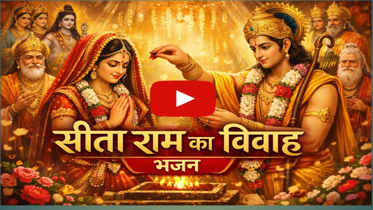 हरे बांस मंडप छाए सिया से  विवाह करने राम आए